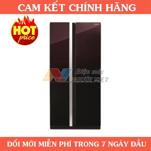 Tủ lạnh Sharp SJ-FX688VG-RD inverter 678 lít