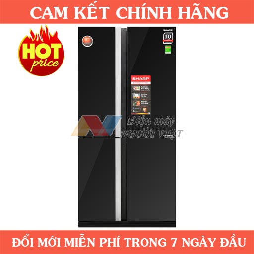 Tủ lạnh Sharp SJ-FX688VG-BK inverter 678 lít